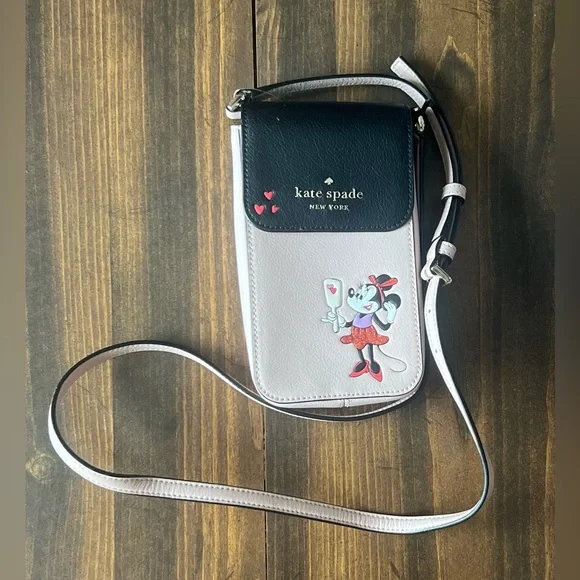NEW Kate Spade x Minnie Mouse Disney Pink Crossbody Purse - Picture 2 of 8
